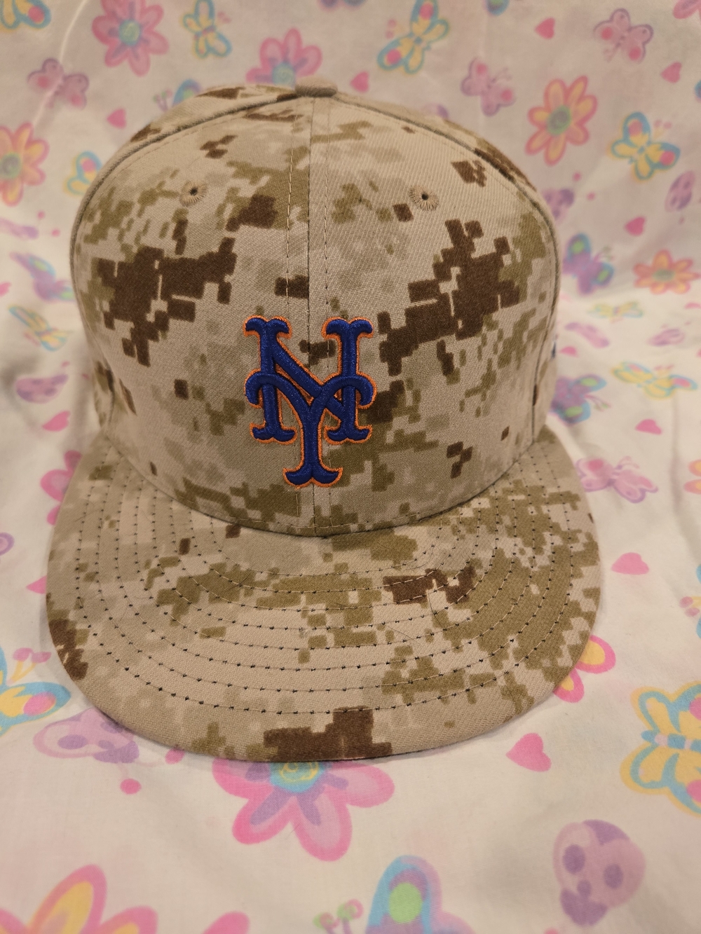 New Era Fitted New York Mets 2015 World Series Camo Hat